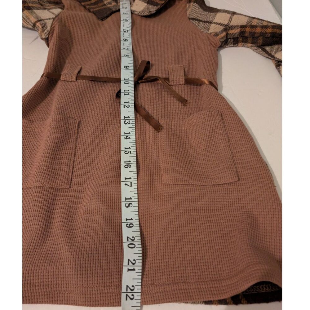 Girl's Long Sleeve Dress Brown Size 6Y NWOT - Picture 3 of 5